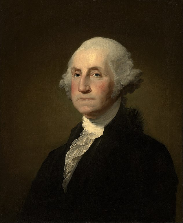 (1st) First President of United States of America: George Washington