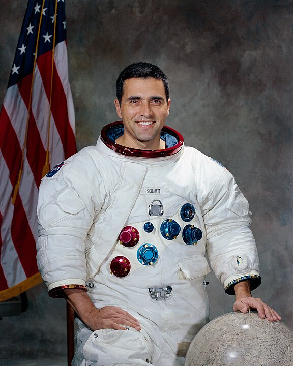 (12th) Eleventh person to land on the moon - Harrison Schmitt