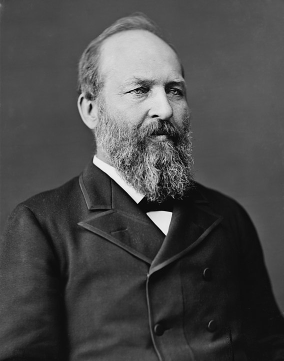 (20th) Twentieth President of United States of America: James A Garfield