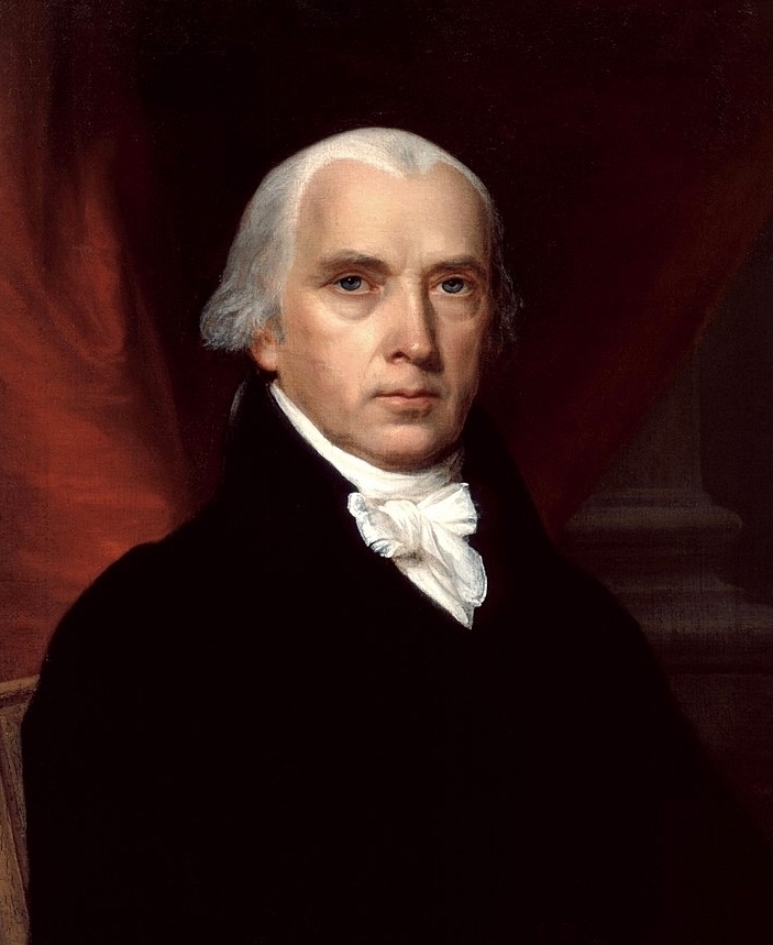 (4th) Fourth President of United States of America: James Madison