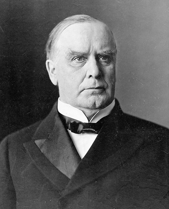 (25th) Twenty Fifth President of United States of America: William McKinley