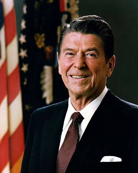 (40th) Fortieth President of United States of America: Ronald Reagan