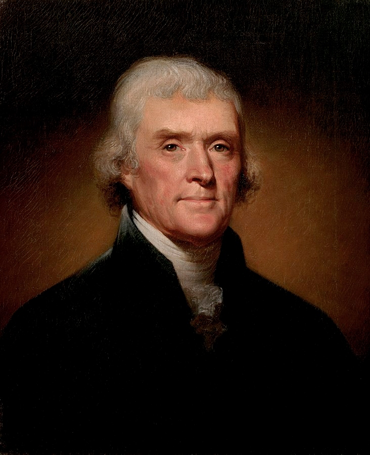 (3rd) Third President of United States of America: Thomas Jefferson