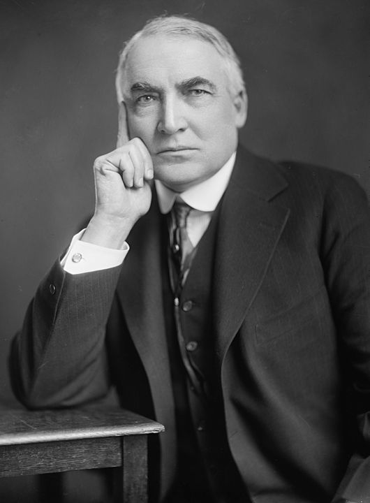 (29th) Twenty Ninth President of United States of America: Warren G Harding